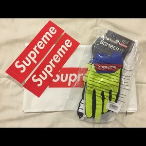 supreme moto gloves